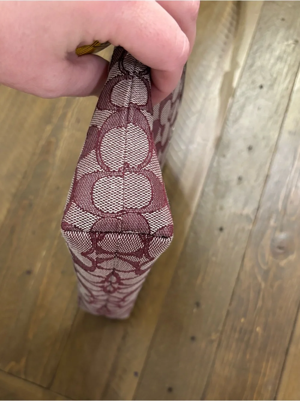 Coach Signature Jacquard File Crossbody Bag